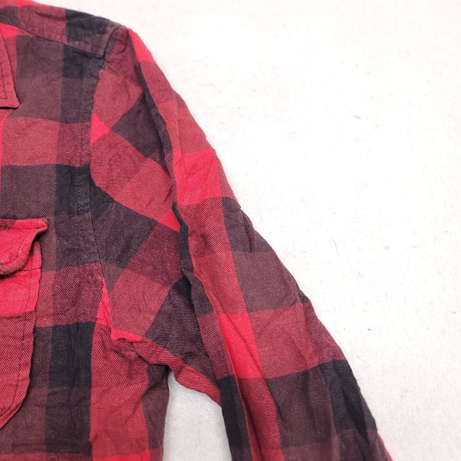UNIONBAY UnionBay GIngham Flannel Shirt Mens Size Medium M Red Black Size US M / EU 48-50 / 2 - 5 Thumbnail