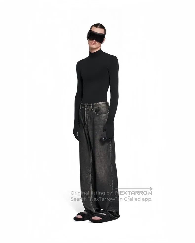 Balenciaga Balenciaga size M Printed Denim Pants Size US 27 - 8 Thumbnail