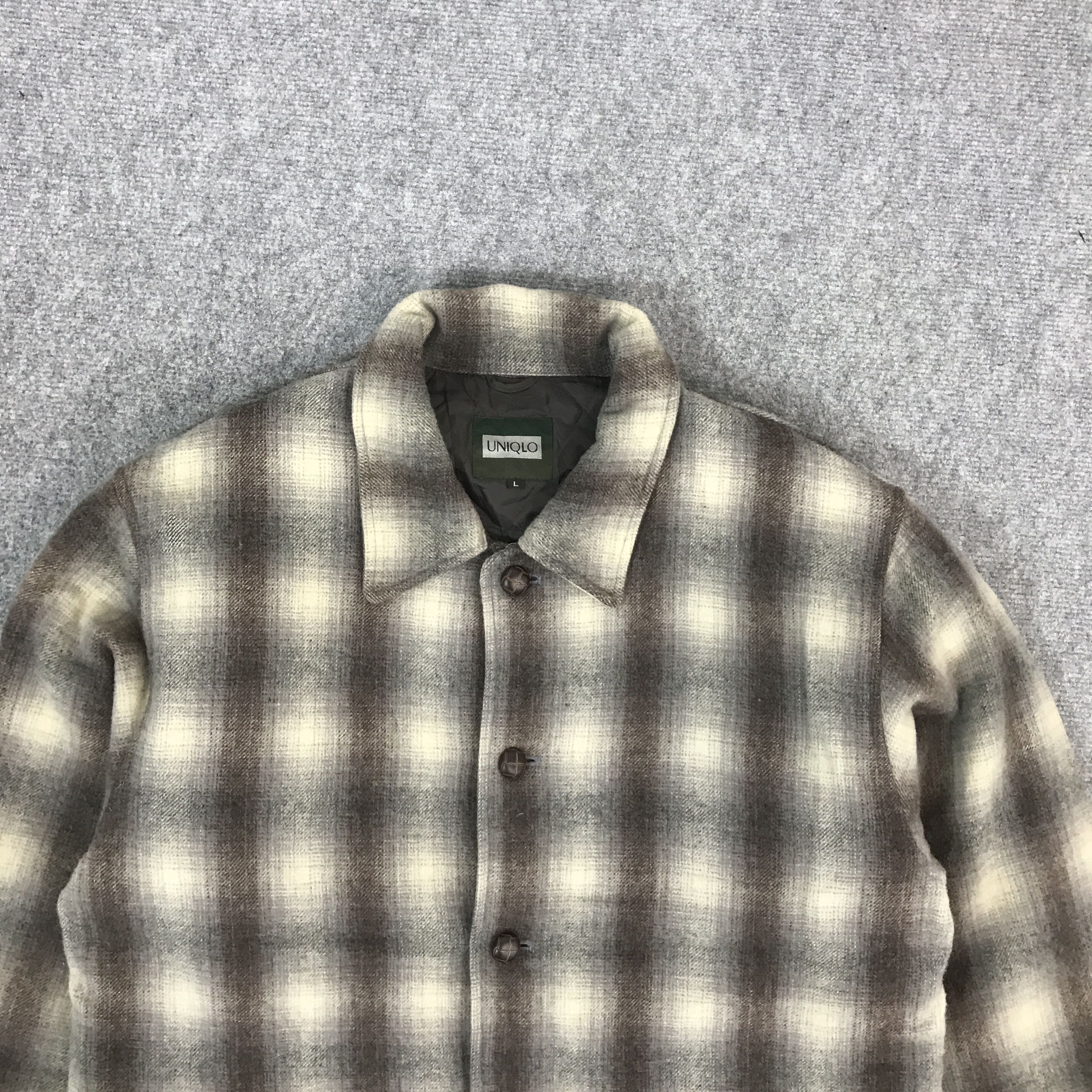 Uniqlo × Vintage VINTAGE UNIQLO TARTAN BUTTON UP JACKET Size US L / EU 52-54 / 3 - 3 Thumbnail