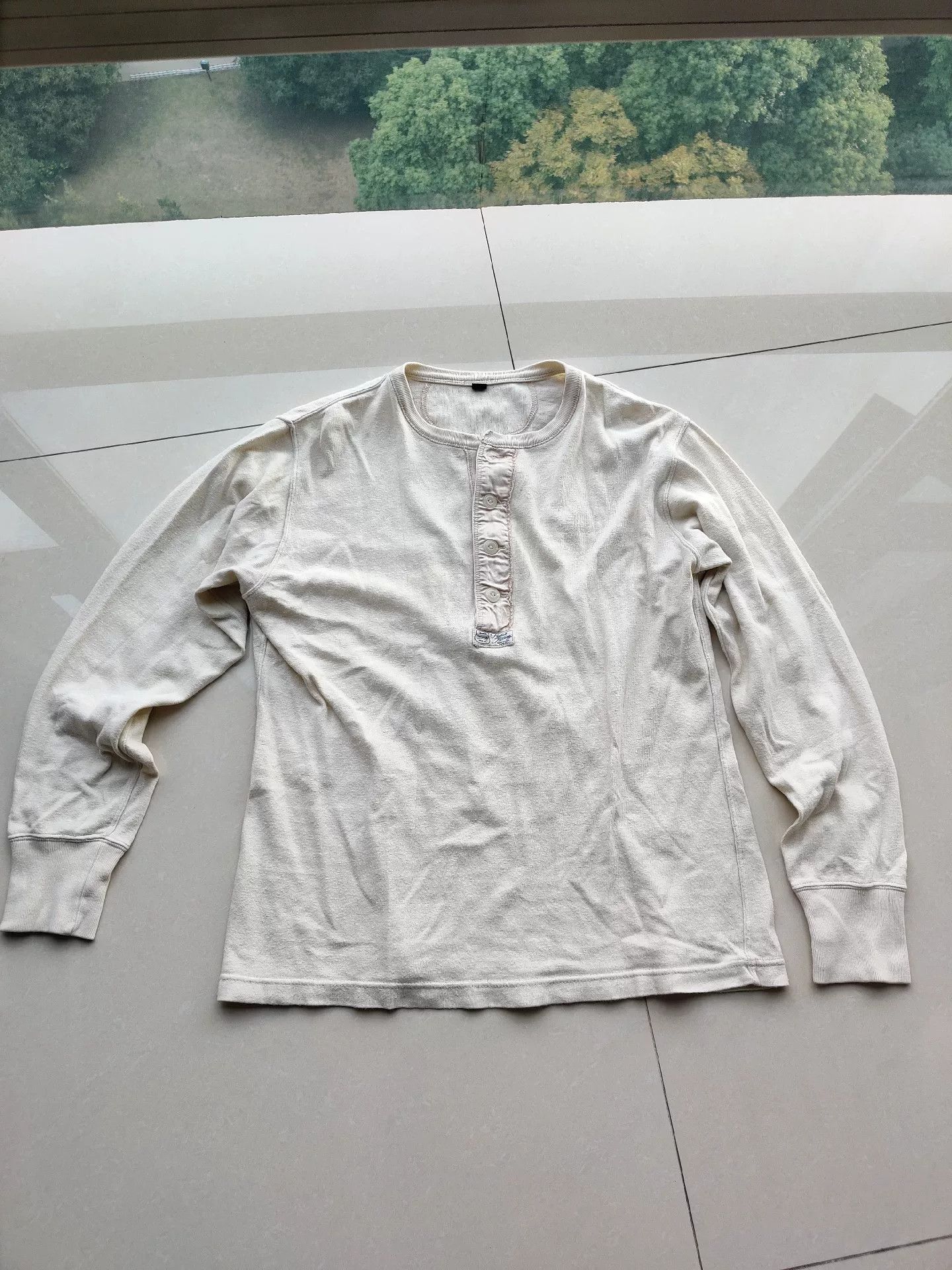 Freewheelers freewheelers henley long sleeve shirt 36 Size US M / EU 48-50 / 2 - 1 Thumbnail