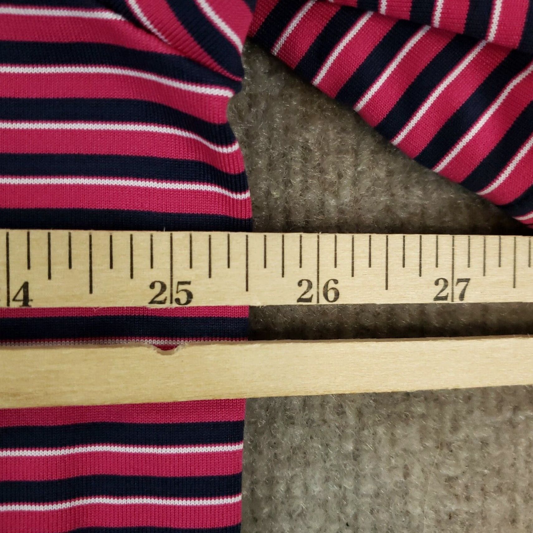 Callaway Callaway Golf Polo Shirt Mens XL Pink Blue Striped Short Sleeve Stretch Size US XL / EU 56 / 4 - 4 Thumbnail