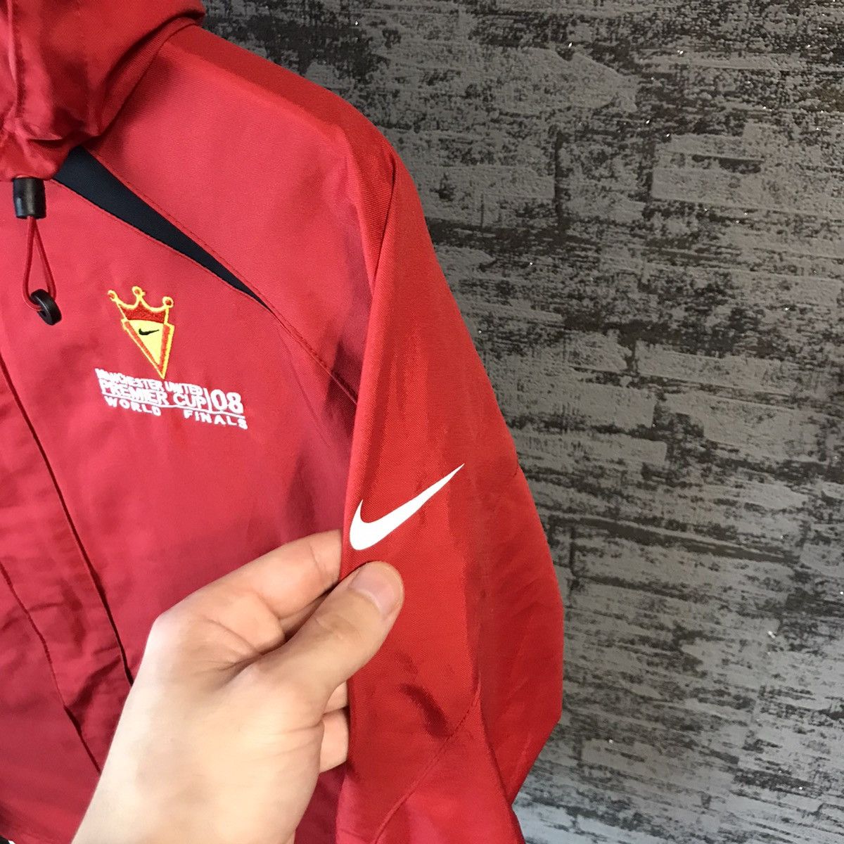 Vintage Vintage Nike Manchester United Soccer Jacket premier cup 08 Size US S / EU 44-46 / 1 - 6 Thumbnail
