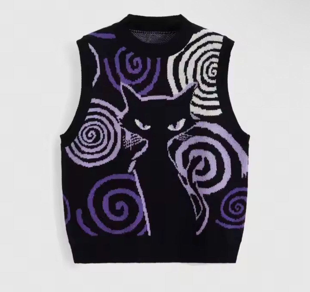 Other Anime Nine-Tailed Fox Knit Vest Sleeveless Tank Top Sweater Size US M / EU 48-50 / 2 - 1 Thumbnail
