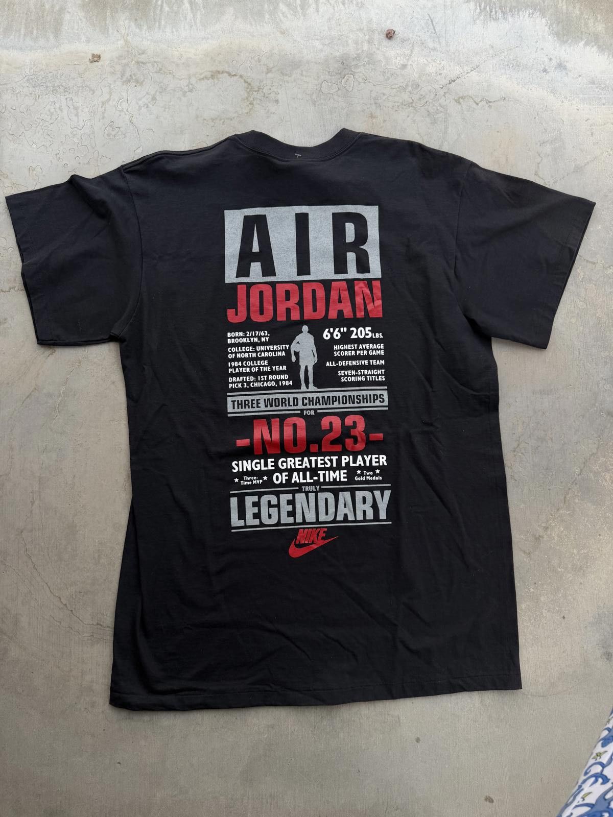 Nike Deadstock 1990s Michael Jordan Nike T-Shirt Vintage Size XL Size US XL / EU 56 / 4 - 1 Thumbnail