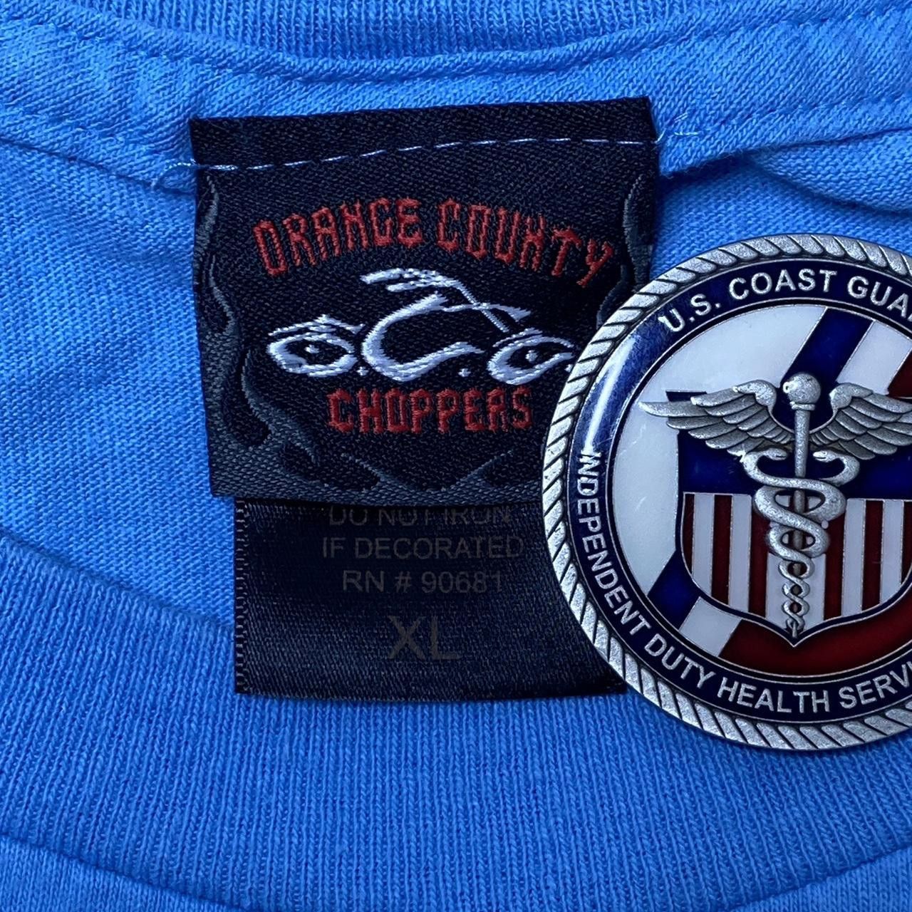 Other Vintage OCC Orange County Choppers Blue Biker Tee Size XL Size US XL / EU 56 / 4 - 3 Thumbnail