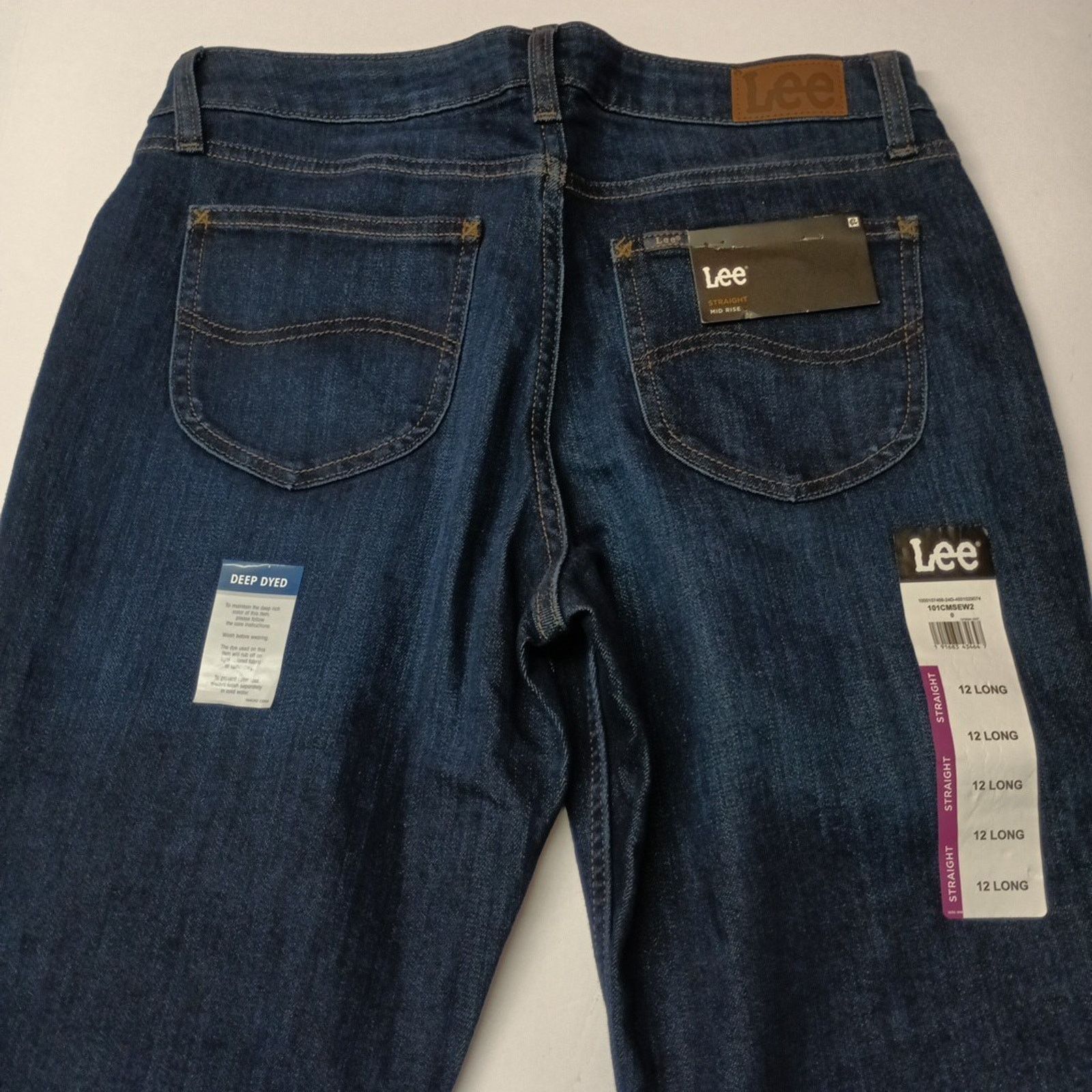 Lee Lee Straight Leg Jeans Women's 12 Long Size 32x32 Blue Size 34" / US 12 / IT 48 - 8 Thumbnail