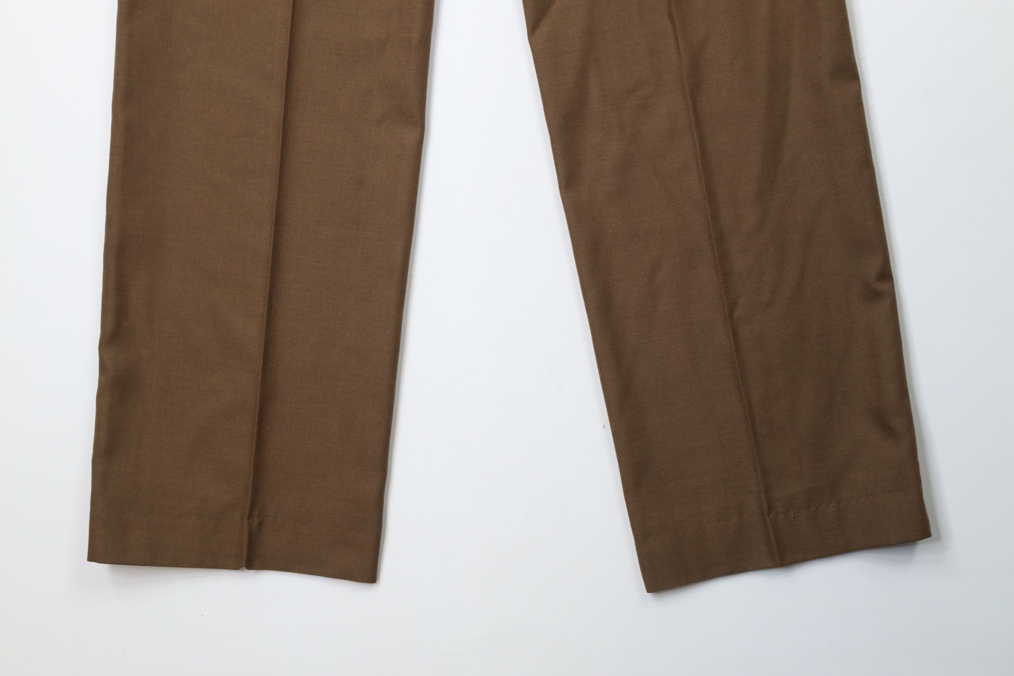 Vintage Vintage 70s Streetwear Flared Wide Leg Chino Pants Brown Size US 32 / EU 48 - 13 Thumbnail