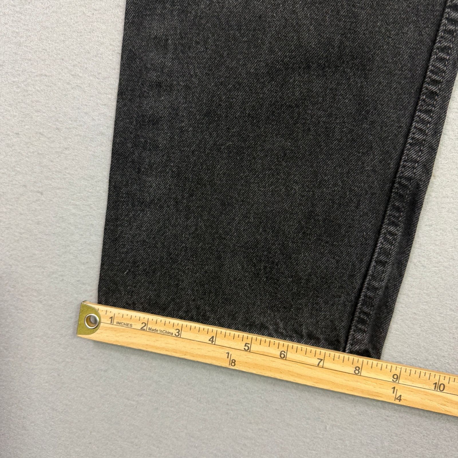 Levi's Vintage Levis 505 Jeans Men's 34x36 Black Regular Straight Size US 34 / EU 50 - 8 Thumbnail