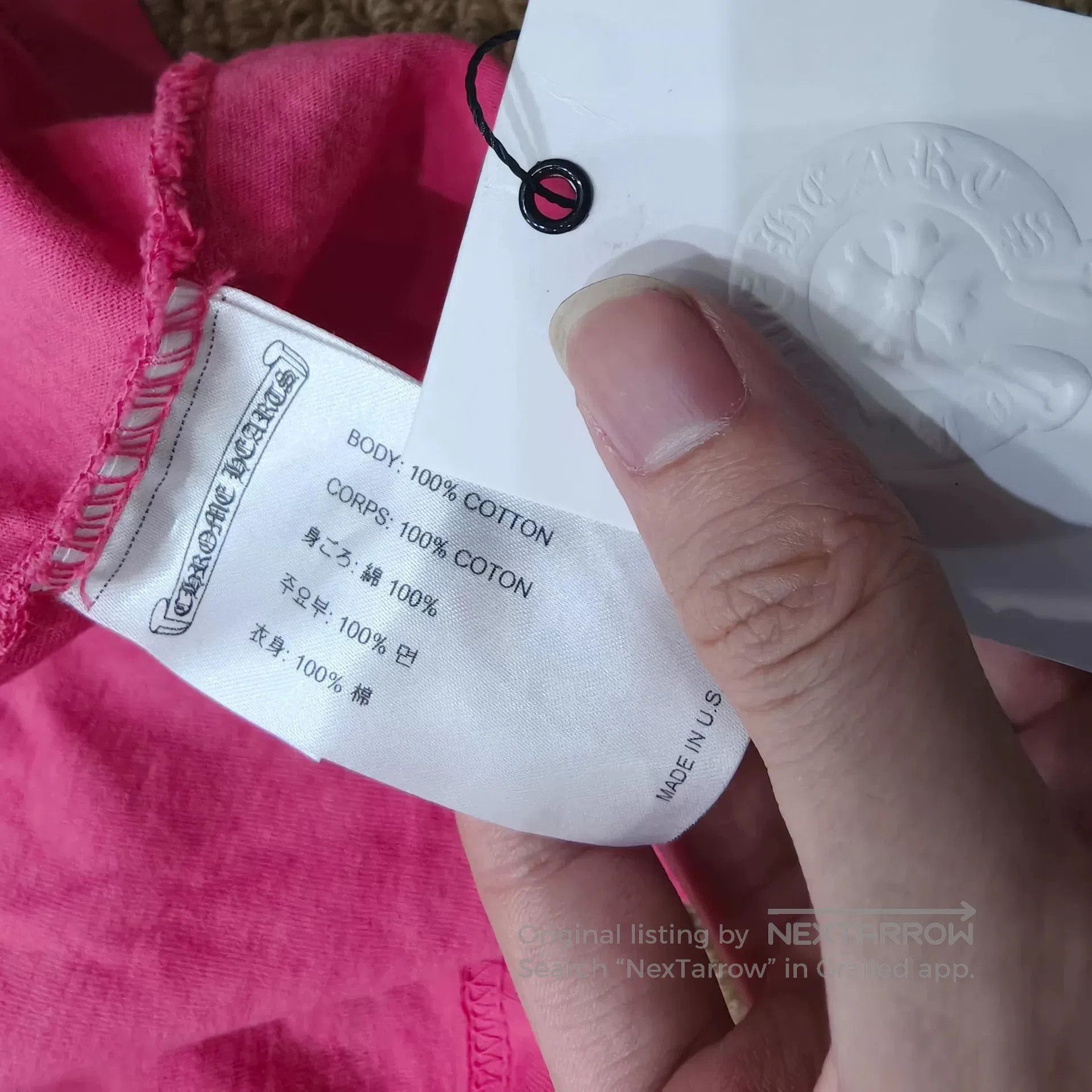 Chrome Hearts Chrome Hearts Limited Pink Long Sleeve. Size US L / EU 52-54 / 3 - 4 Thumbnail