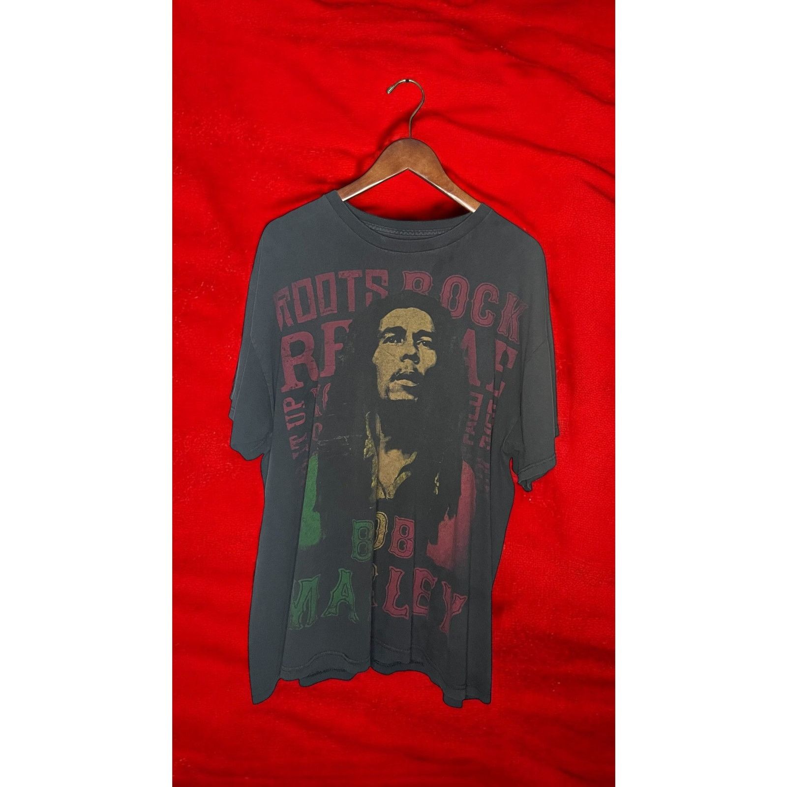 Bob Marley Bob Marley Roots Rock Reggae T-Shirt – Retro Rasta Graphic Size US XL / EU 56 / 4 - 1 Thumbnail