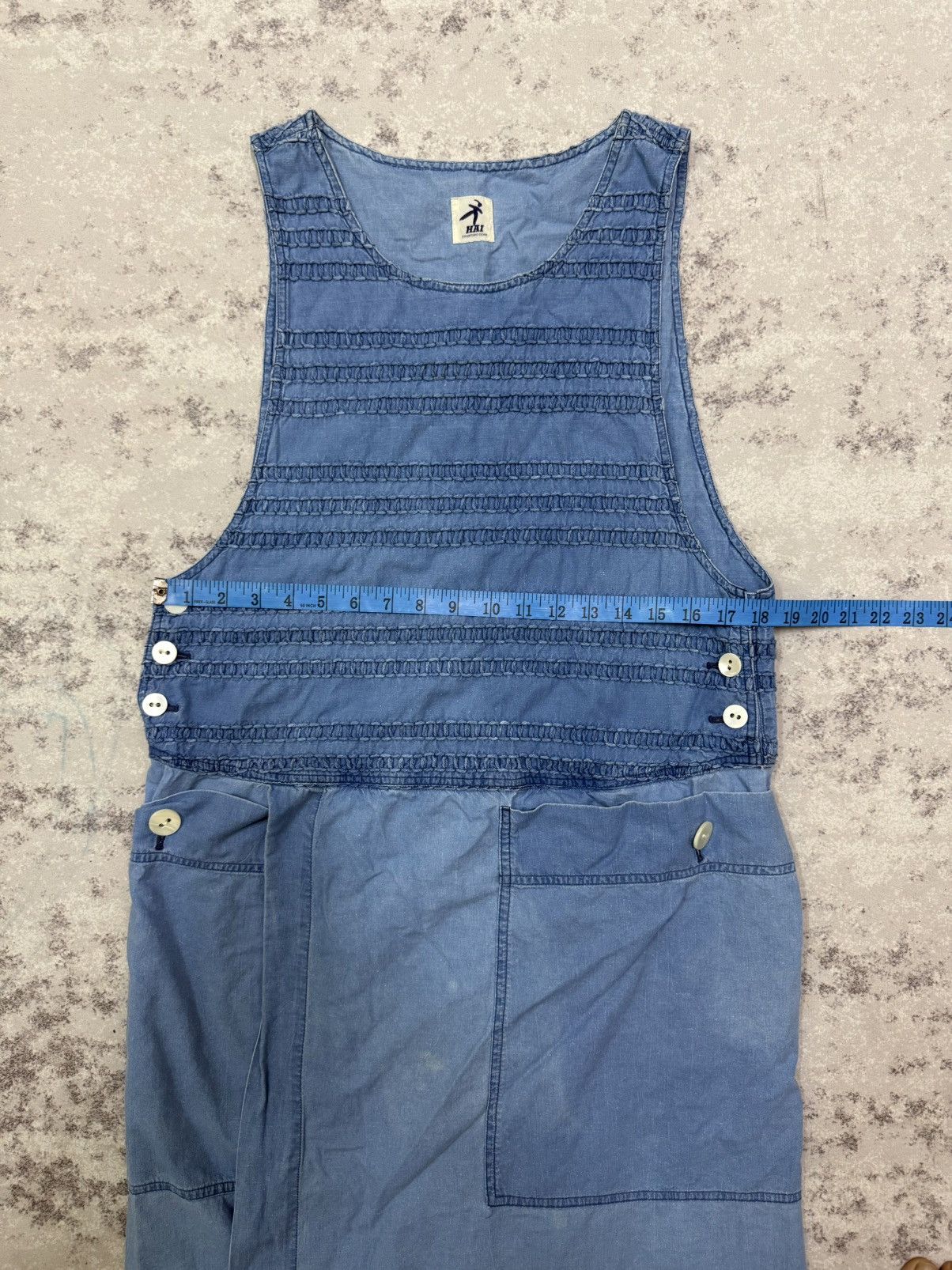Hai Sporting Gear Issey miyake Hai Sporting Gear Denim Sleeveless Long Dress Size S / US 4 / IT 40 - 14 Thumbnail