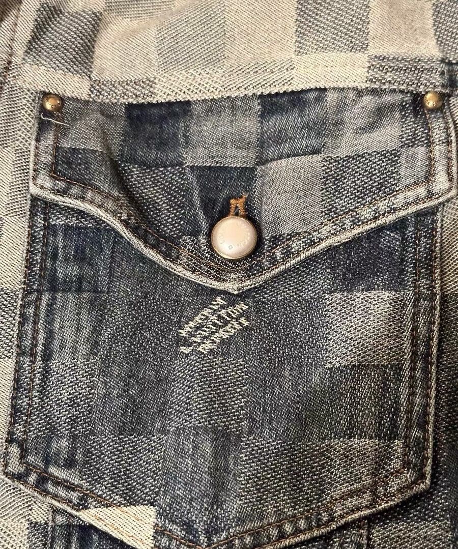 Louis Vuitton Louis Vuitton X Pharrell 54 Damoflage Damier Denim Jacket Size US L / EU 52-54 / 3 - 5 Thumbnail