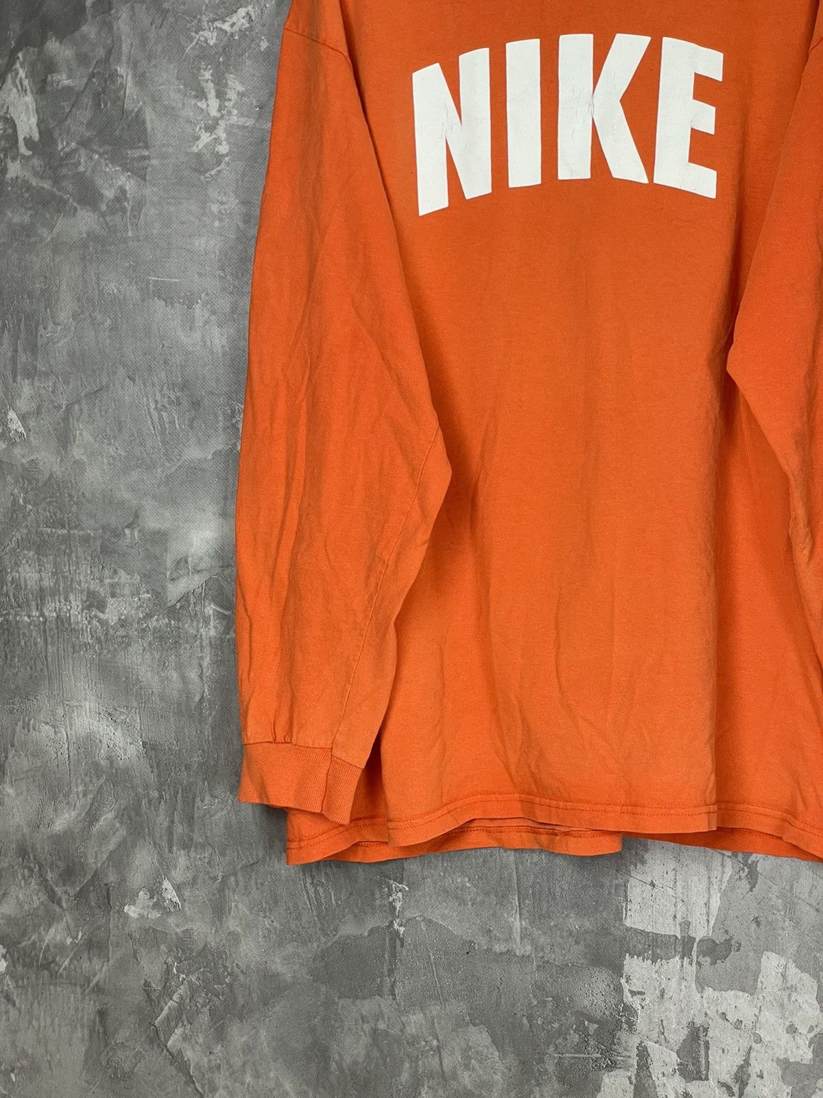 Nike × Vintage 🦍 NIKE RETRO SPELLOUT BIG LOGO USA 90’S Y2K LONGSLEEVE Size US L / EU 52-54 / 3 - 5 Thumbnail