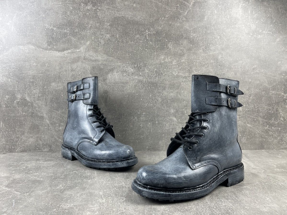 Vintage Vintage Military Combat Avant Garde Opium White Custom Boots Size US 9 / EU 42 - 4 Thumbnail