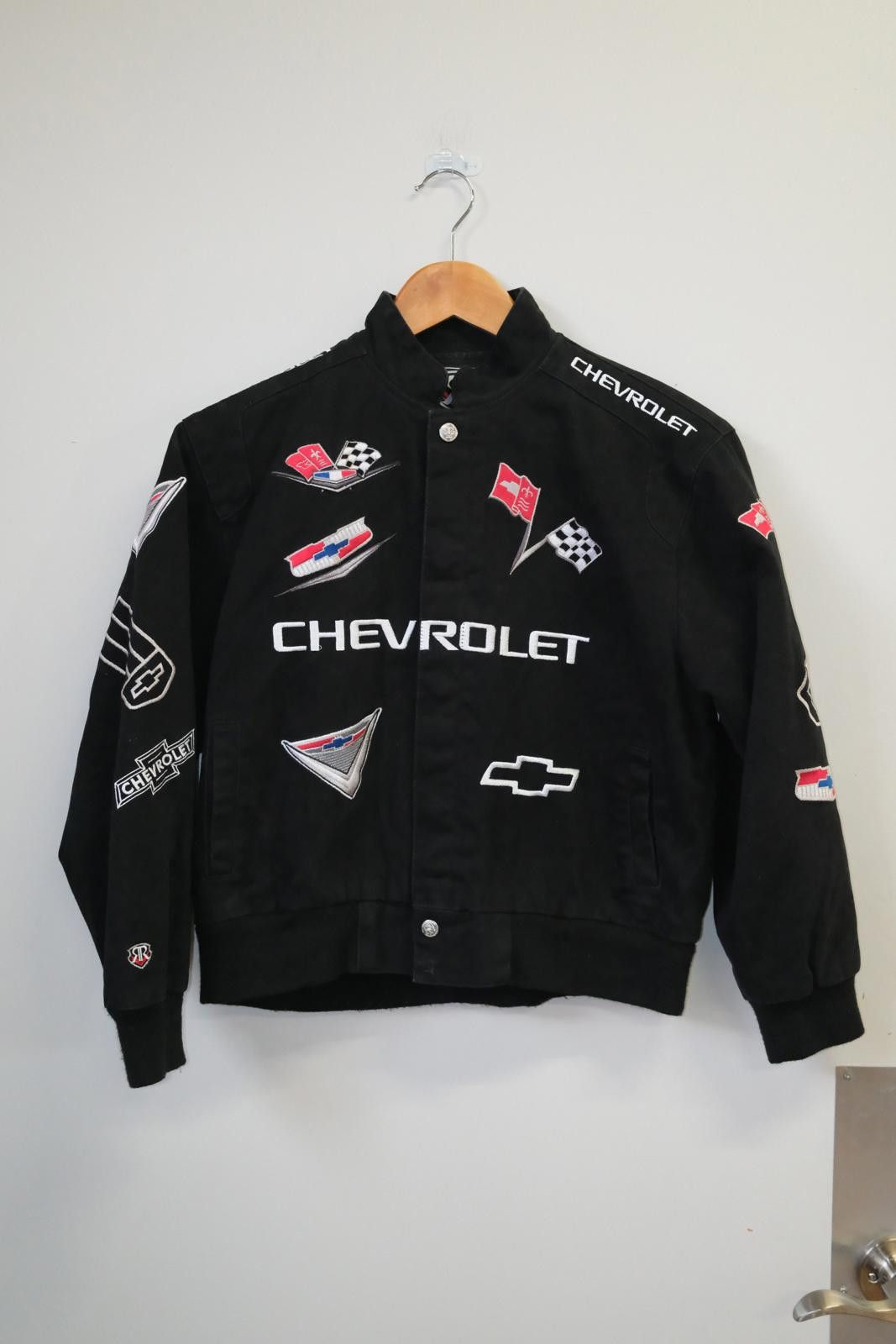 Designer 90's SR Designs Chevrolet Fuel Injection Racing Jacket Size XXS / US 00 / IT 34 - 1 Thumbnail