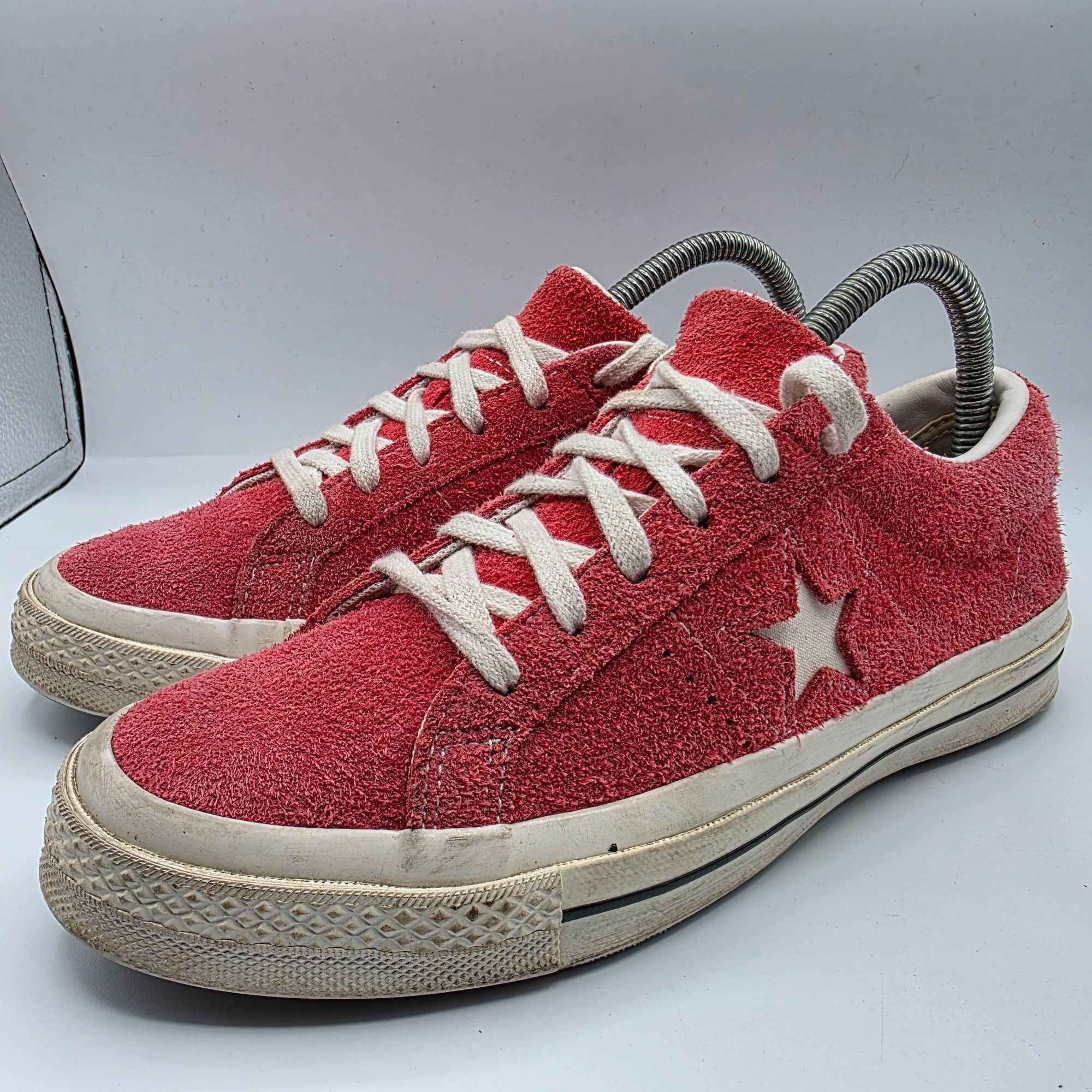 Converse Converse One Star Ox Womens 7.5 Red Shoes Low Top Casual Wal Size US 7.5 / IT 37.5 - 4 Thumbnail