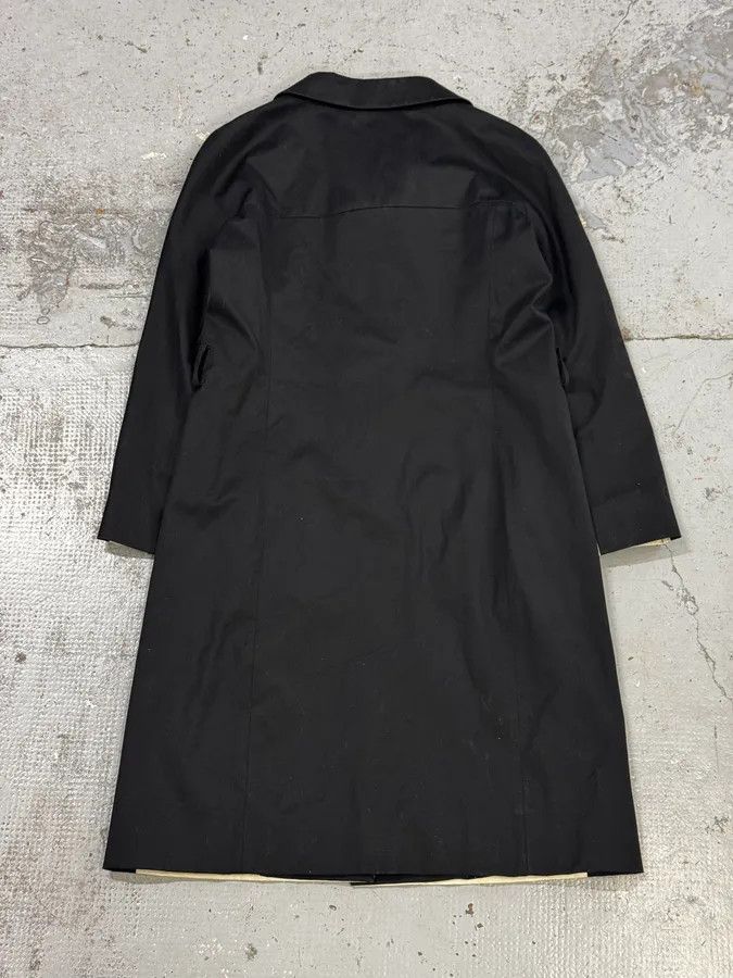 Moschino Moschino Black & White Contrast Sketch Print Trench Coat Size XS / US 0-2 / IT 36-38 - 4 Thumbnail
