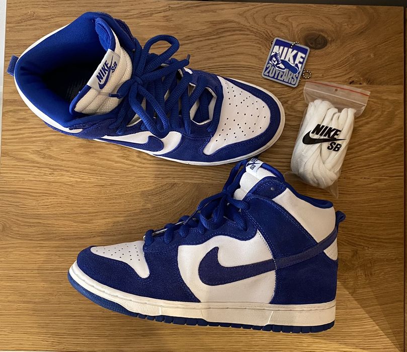 Nike Kentucky dunk high sb bttys 2005 | Grailed