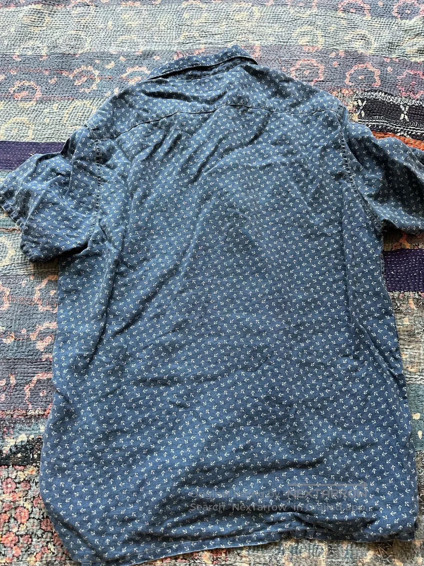 RRL Ralph Lauren RRL Blue Dye Anchor Shirt Large. Size US L / EU 52-54 / 3 - 2 Thumbnail