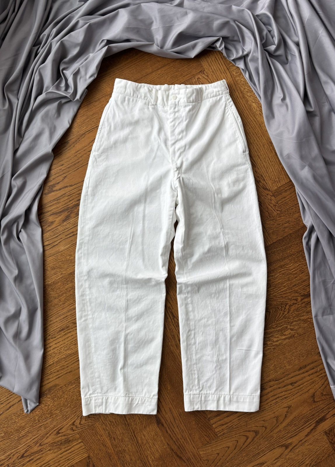 Vintage 1950s Trousers True Vintage Royal Canadian Navy Dress Pants Size 34R - 2 Thumbnail