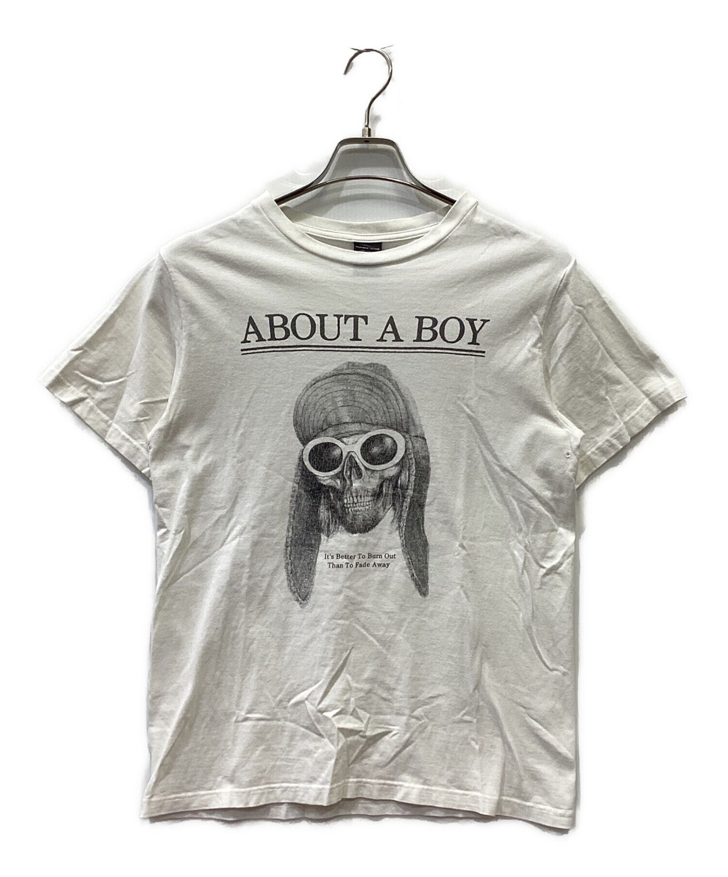 ナンバーナイン ABOUT A BOY Tシャツ Number (N)ine Number Nine Jeff Buckley Mystery White Boy shirt