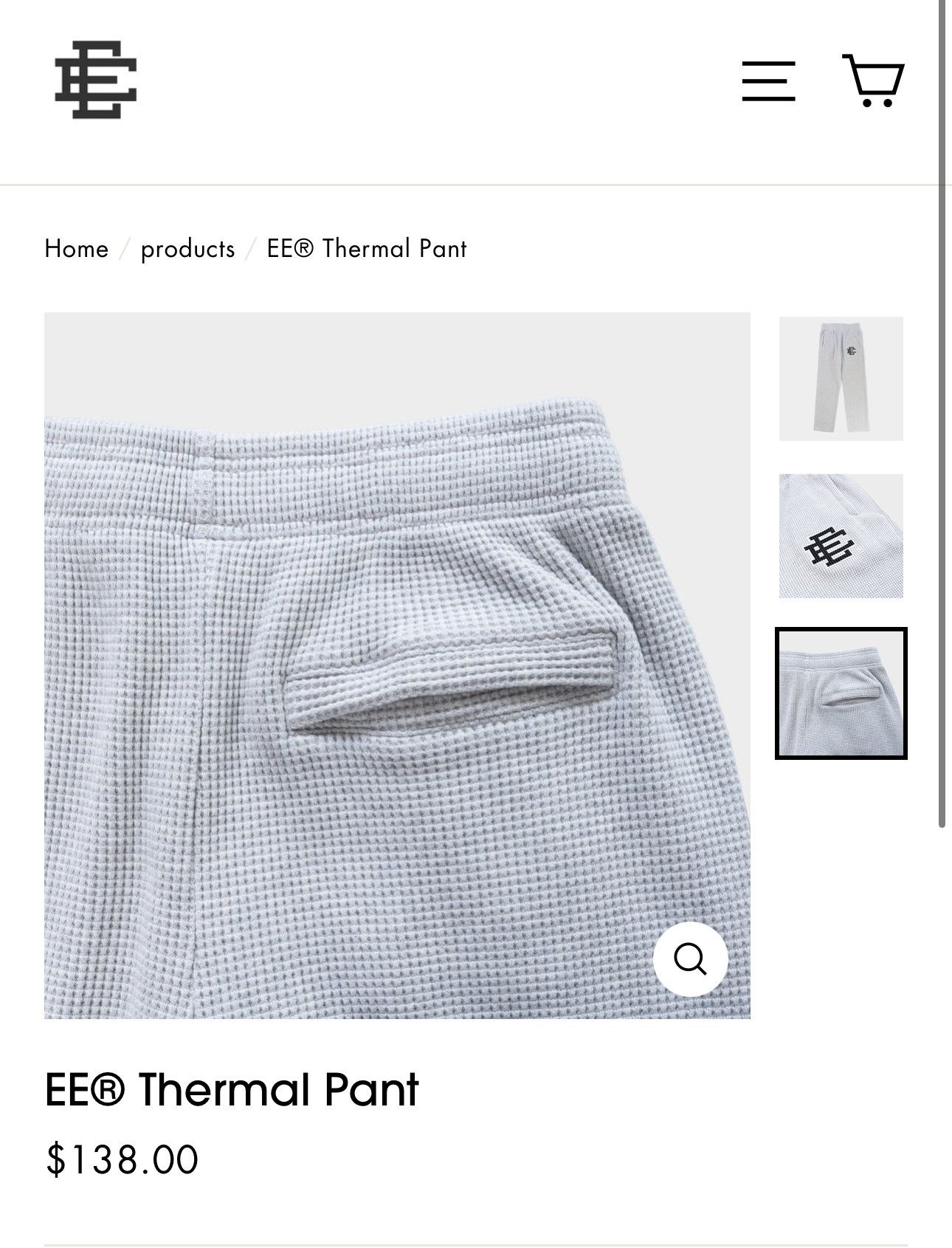 Eric Emanuel NEW Eric Emanuel Thermal Pant Large Size US 34 / EU 50 - 9 Thumbnail