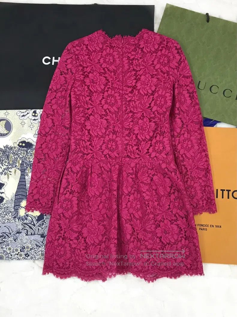 Valentino Valentino Openwork lace dress Size M / US 6-8 / IT 42-44 - 2 Thumbnail