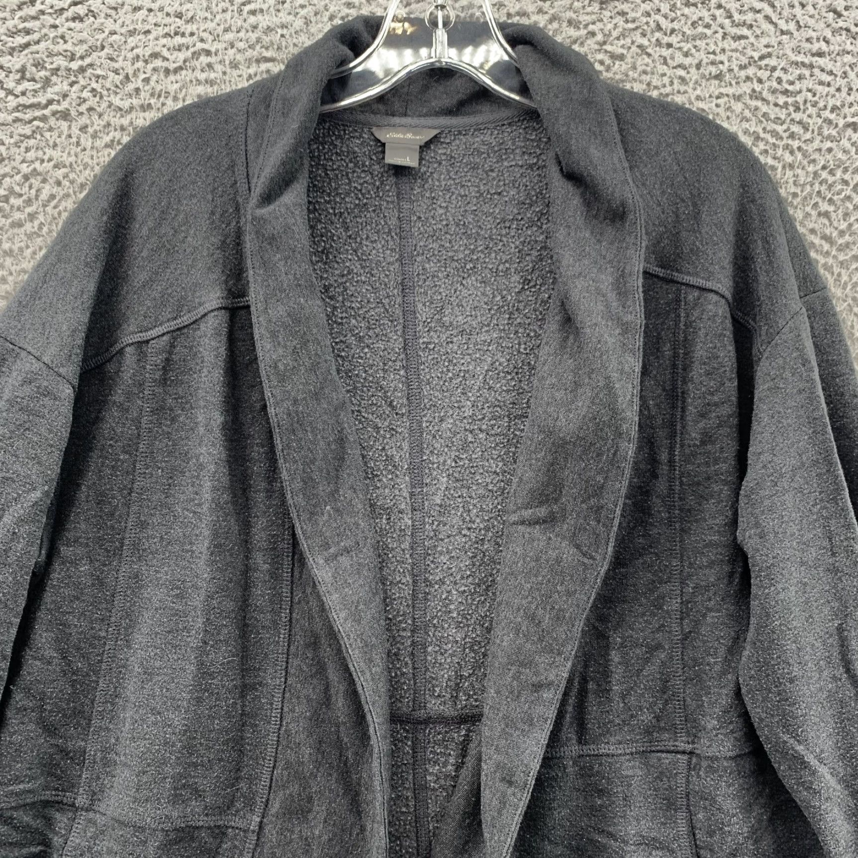 Eileen Fisher Eddie Bauer Cardigan Women's Large Thumb Hole Office Athleisure Gorpcore Travel Size XL / US 12-14 / IT 48-50 - 4 Thumbnail