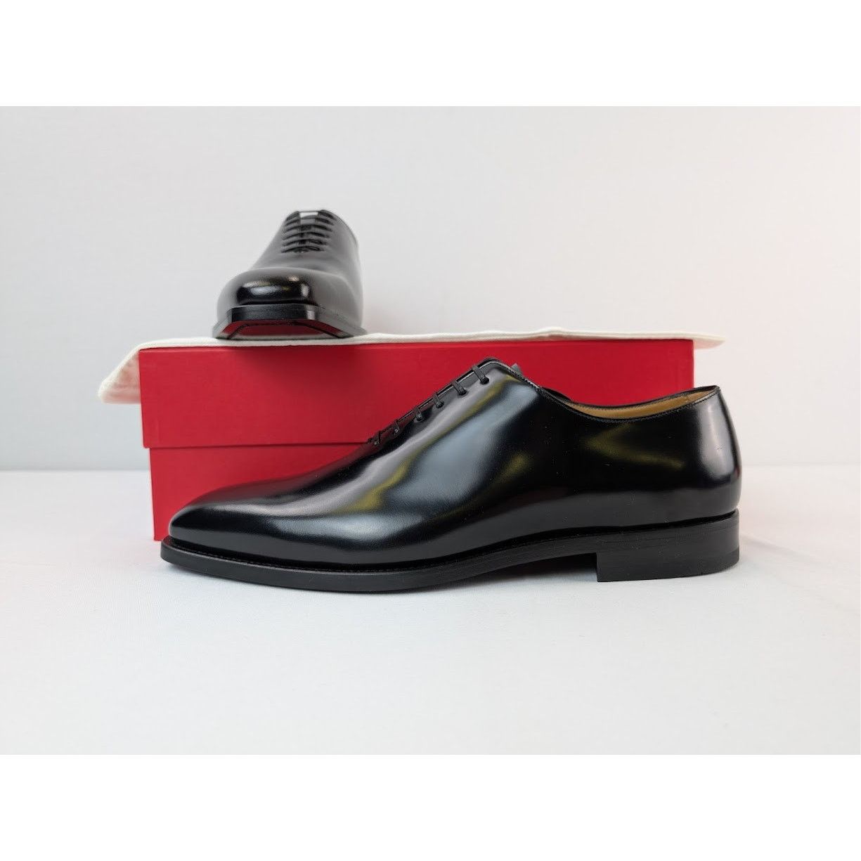 Salvatore Ferragamo o1rshd1 Nero Calf Shoes in Nero Size US 11 / EU 44 - 21 Thumbnail