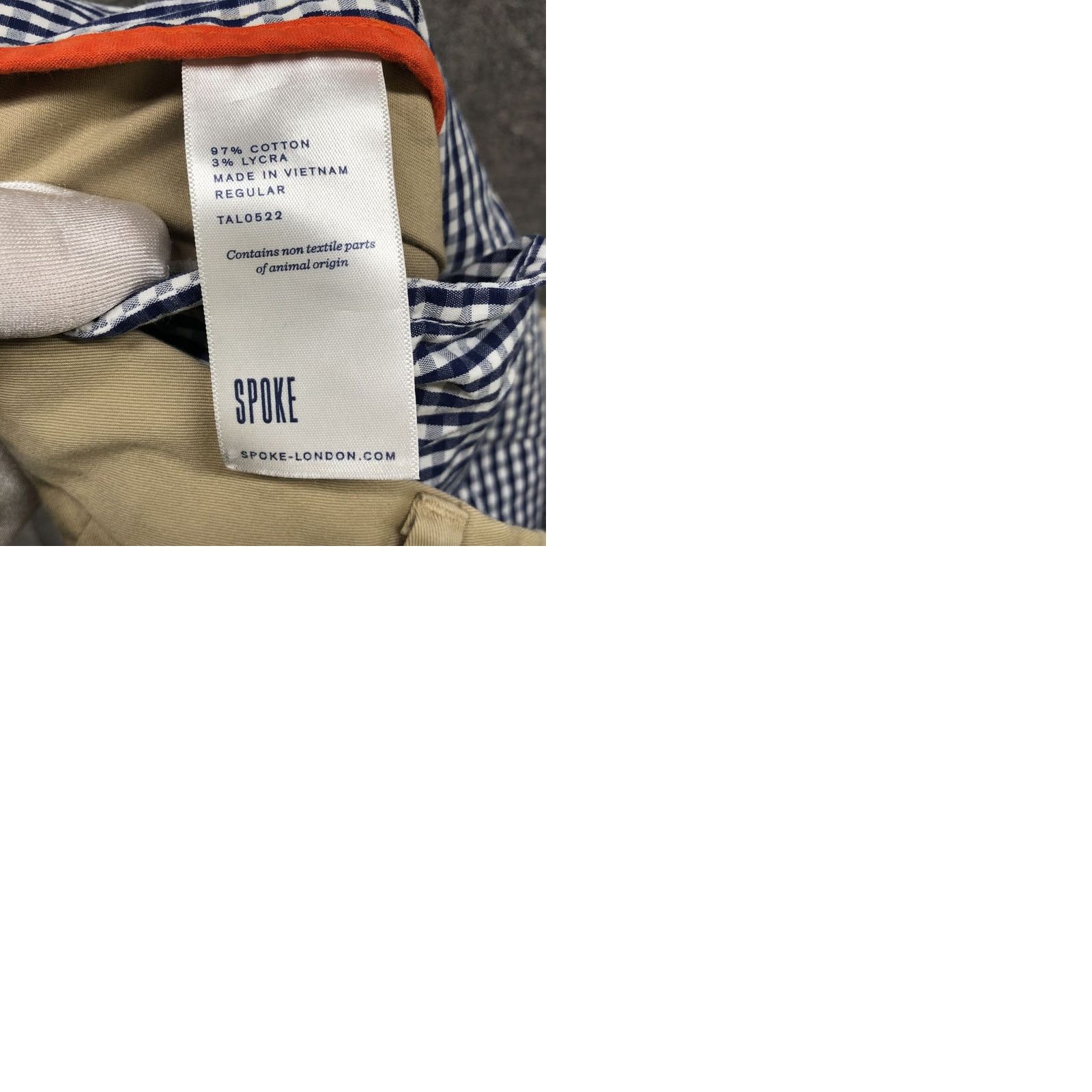 Vintage SPOKE Sharps Build A Chino Pants Mens 31x31 Khaki Beige Slim Stretch Pants Mens 31 Beige Chino Slim Stretch Men’s Size US 31 - 9 Thumbnail