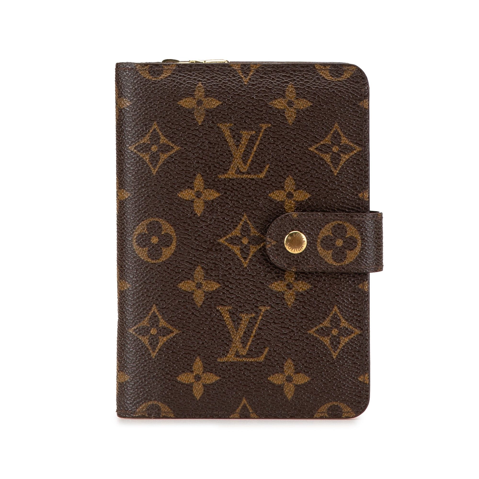 Louis Vuitton Louis Vuitton Monogram Porte Papier Zipped Wallet Brown Size ONE SIZE - 1 Thumbnail