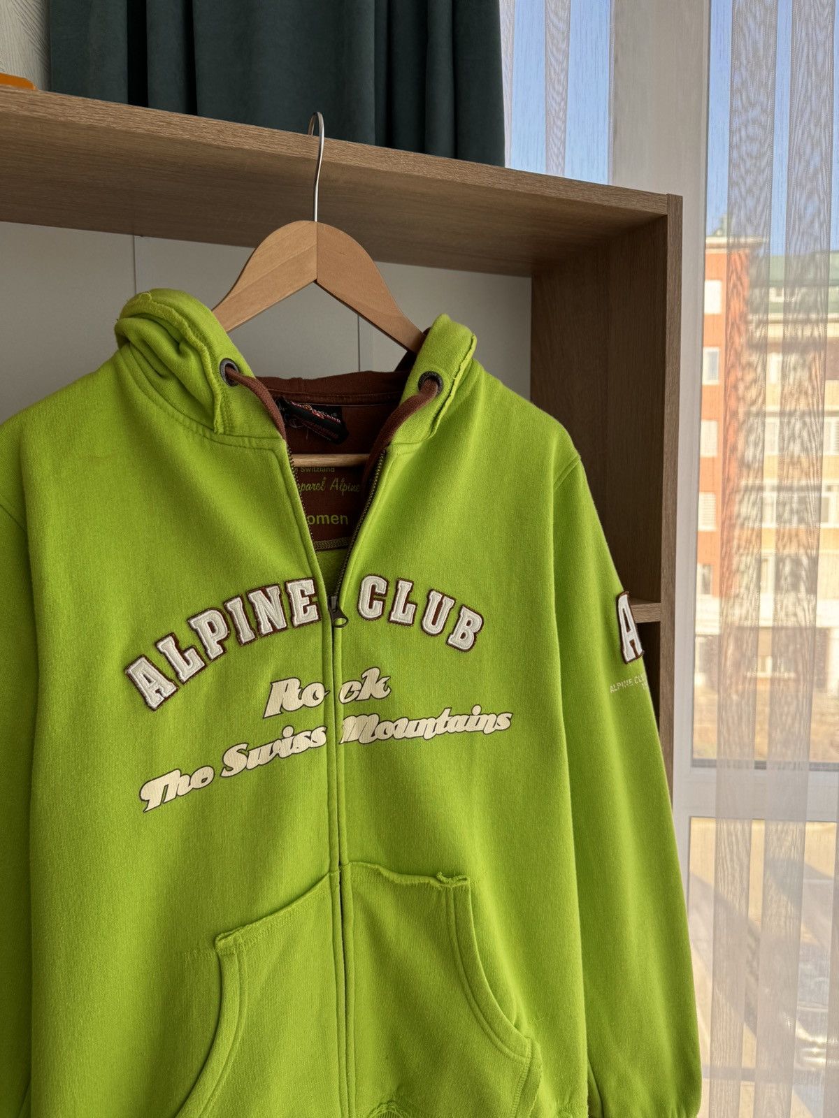 Hysteric Glamour Vintage Alpine Club Switzerland St. Moritz Green Hoodie Size US M / EU 48-50 / 2 - 2 Thumbnail