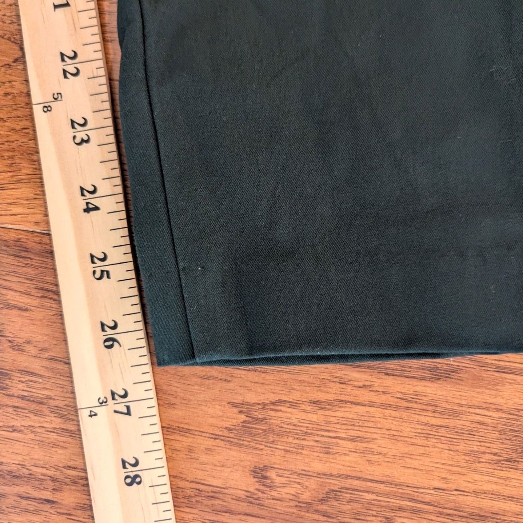 Old Navy Old Navy Pixie High Rise Pants Women's 12P Green Secret Pockets Slim Workwear Casual Tapered Twill Stretch Size 34" / US 12 / IT 48 - 5 Thumbnail