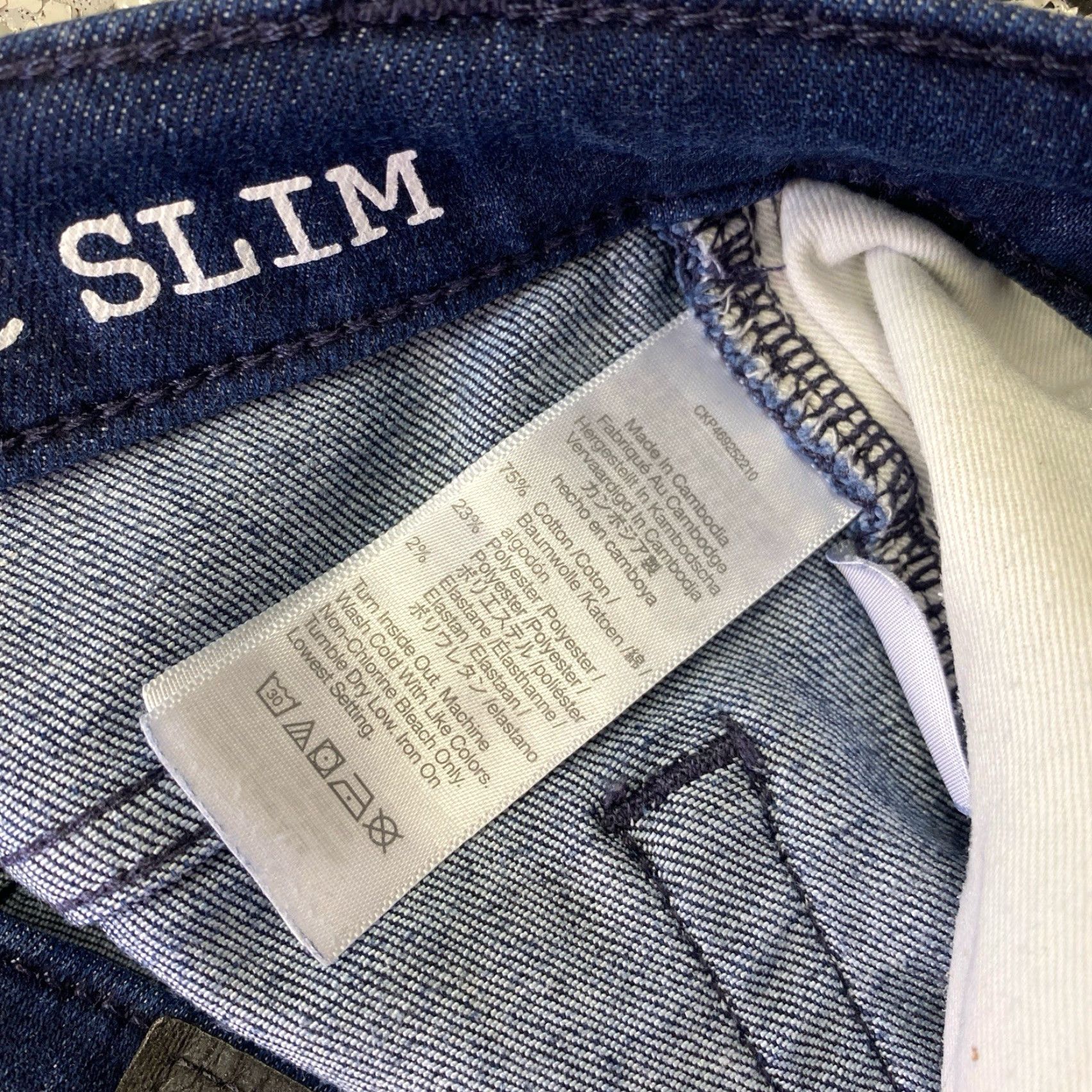 Madewell Madewell Athletic Slim Jeans Mens 31x30 Blue Medium Wash Straight Denim Pants Jeans 5-Pocket Design Copper Logo Pockets Regular Rise Mid Size US 31 - 4 Thumbnail