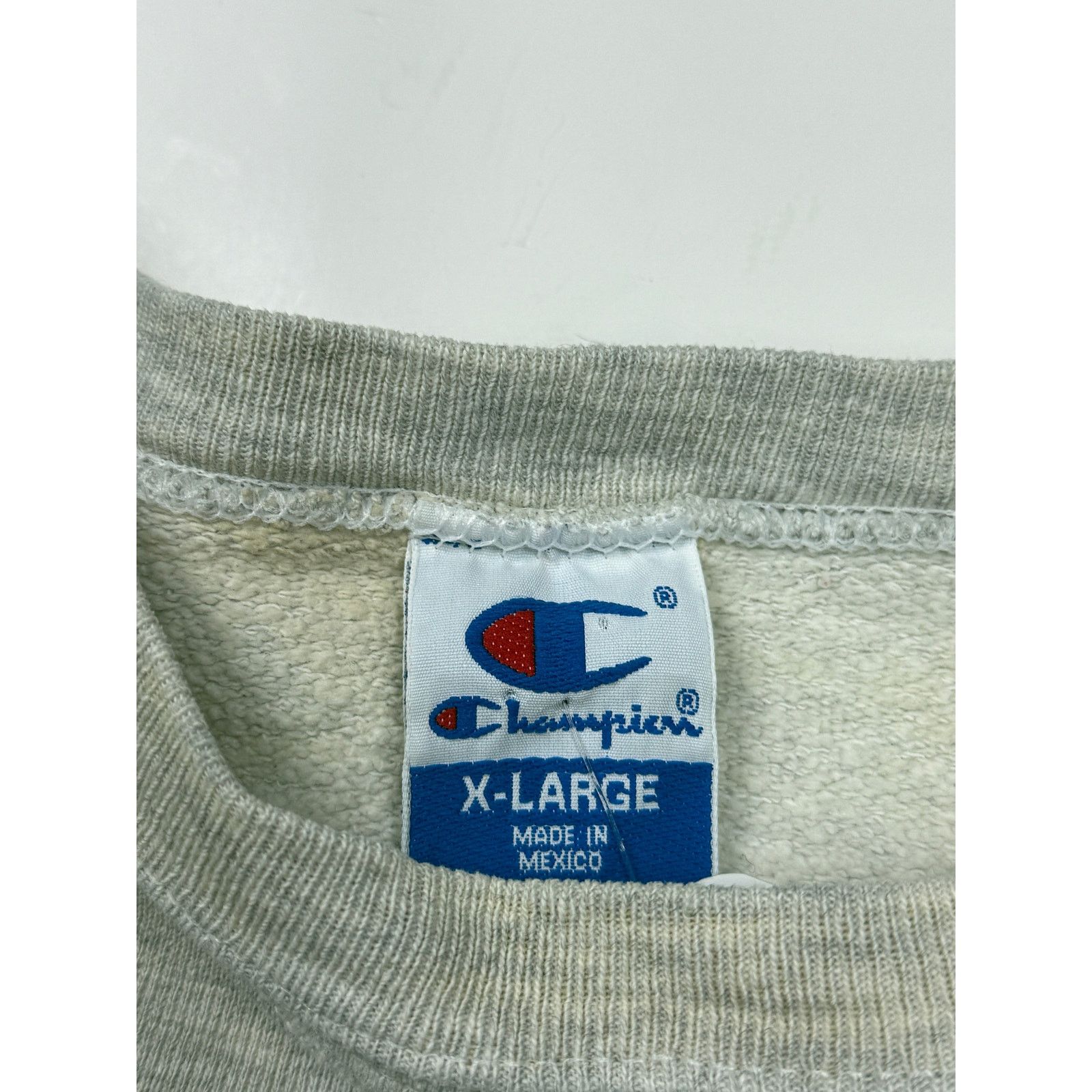 Vintage Vintage 90s Champion Sweatshirt Size XL Heather Gray Size US XL / EU 56 / 4 - 3 Thumbnail