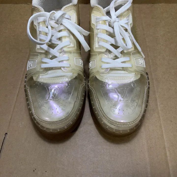 Louis Vuitton Louis Vuitton Trainer Monogram Floral Low-Top Sneakers -250 Size US 8 / EU 41 - 6 Thumbnail