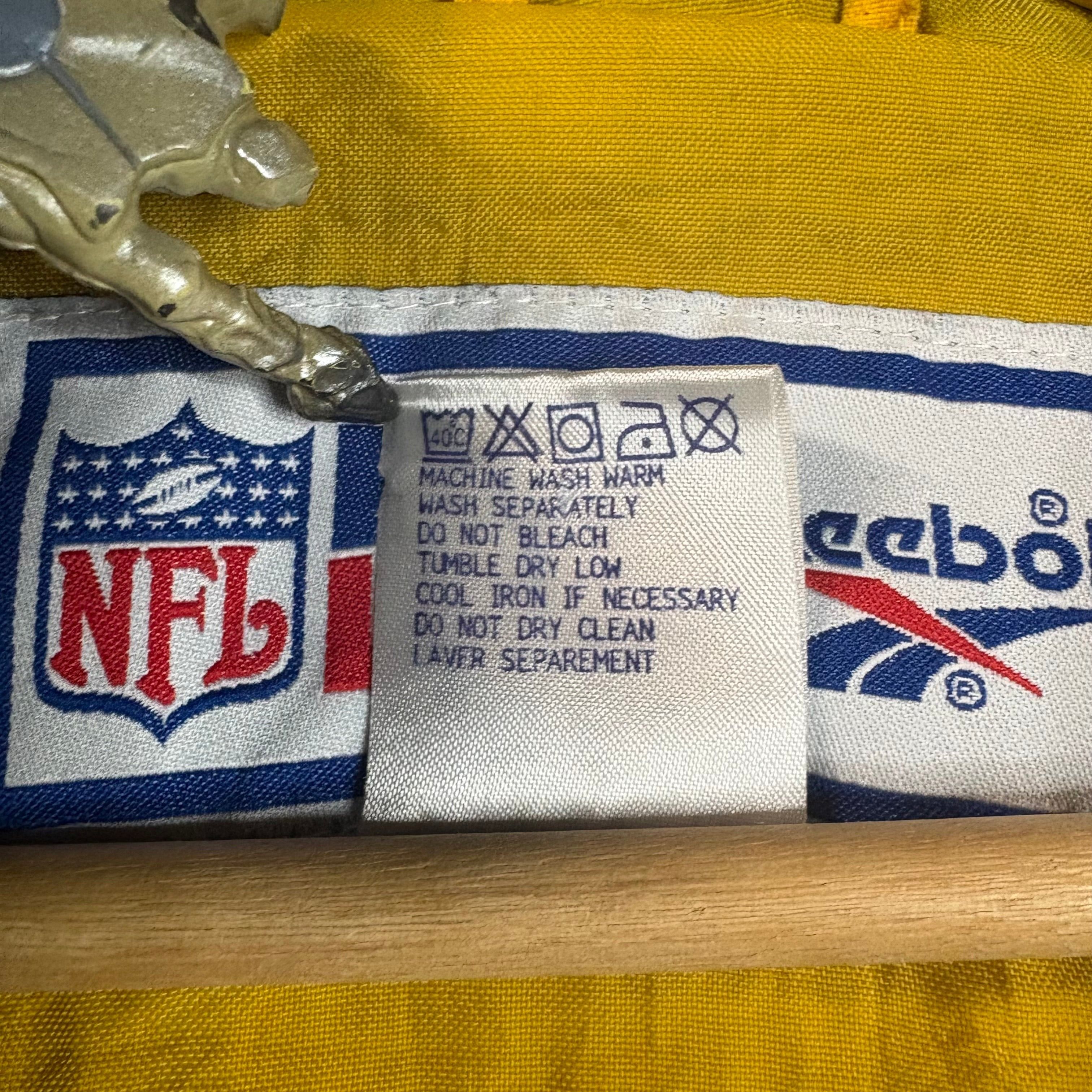 Reebok Vintage 90s Reebok Pittsburgh Steelers NFL Windbreaker Size US XXL / EU 58 / 5 - 5 Thumbnail