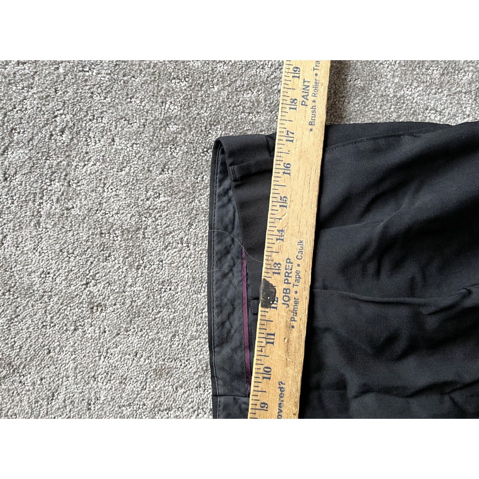 Brooks Brothers Brooks Brothers Wool Dress Pants Mens 34x29 Pleated Cuffed Black Classic Modern Size US 34 / EU 50 - 6 Thumbnail