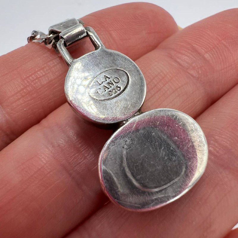 Vintage La Cano Italy Vintage Sterling Silver 925 Necklace 9.7g Size ONE SIZE - 2 Thumbnail