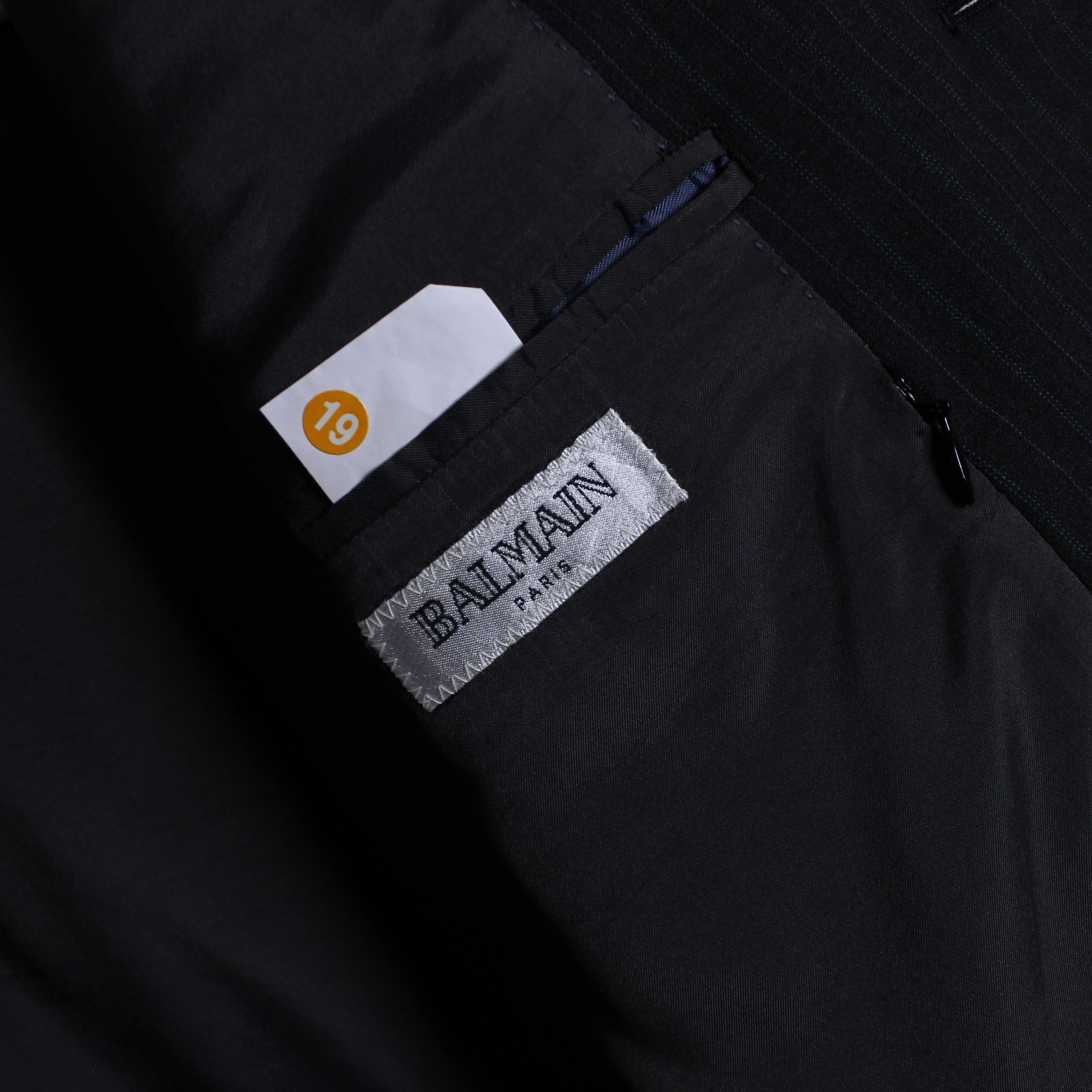 Balmain Balmain suits wool blazer pants rare XL Size 46R - 12 Thumbnail