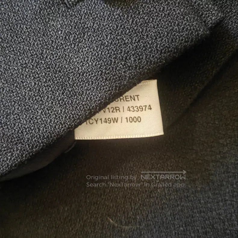 Saint Laurent Paris Saint Laurent Paris Contrast Lapel Smoking Suit Size US S / EU 44-46 / 1 - 5 Thumbnail