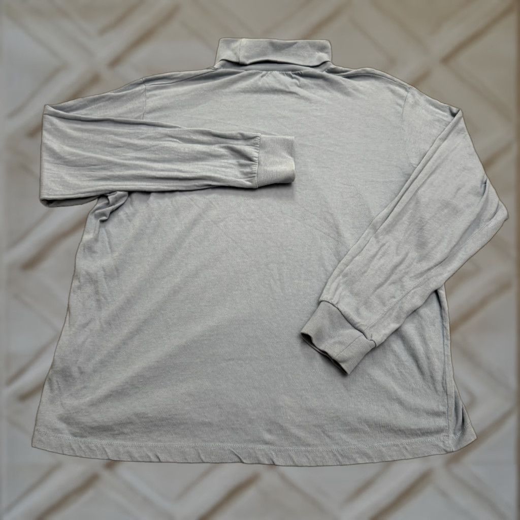 Urban Outfitters Urban Outfitters Turtleneck Shirt Mens XL Blue 100% Cotton Knit Long Sleeve Classic Outdoor Size US XL / EU 56 / 4 - 1 Thumbnail