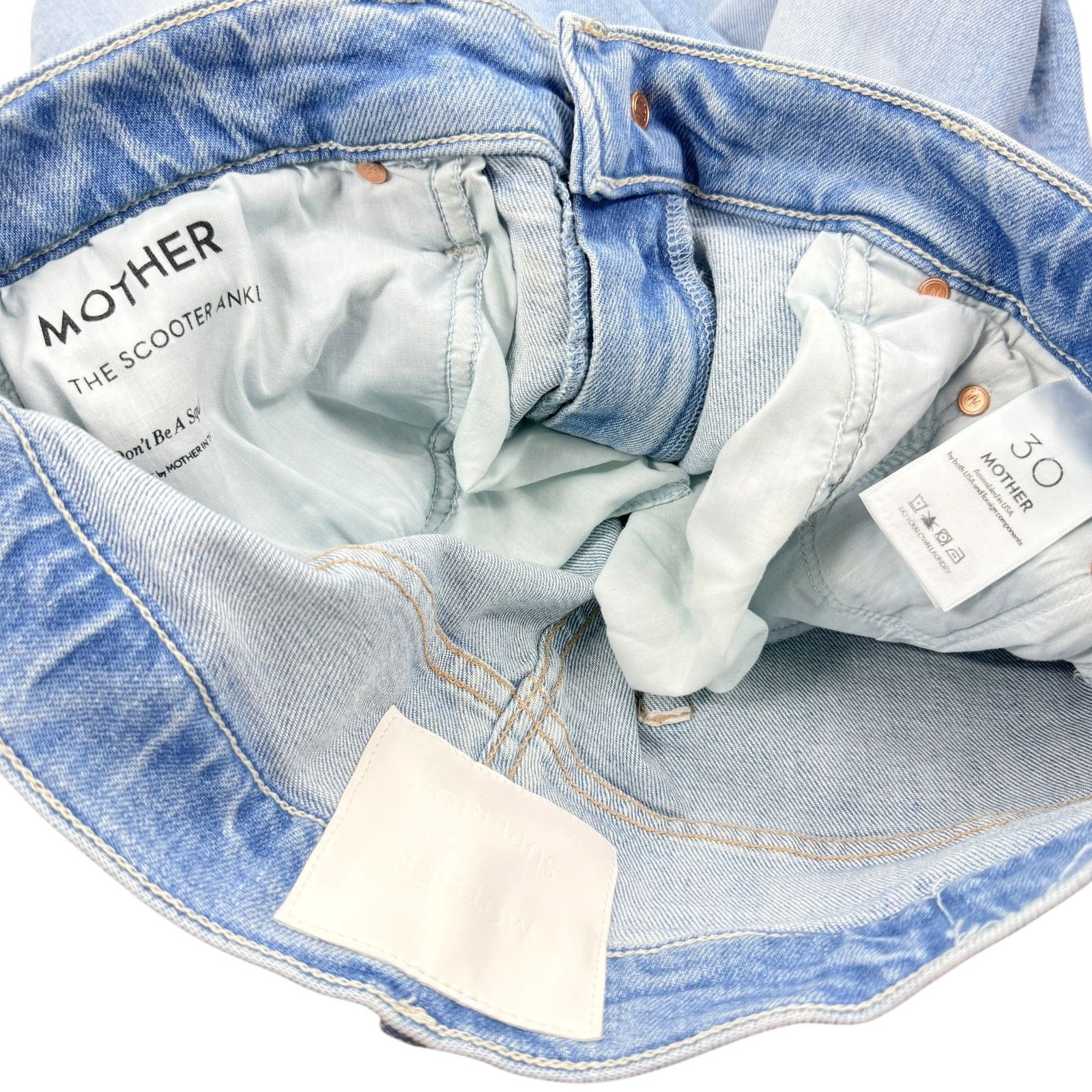 MOTHER Mother Superior The Scooter Ankle Flared Jeans Blue Size 30 Size 30" / US 8 / IT 44 - 8 Thumbnail