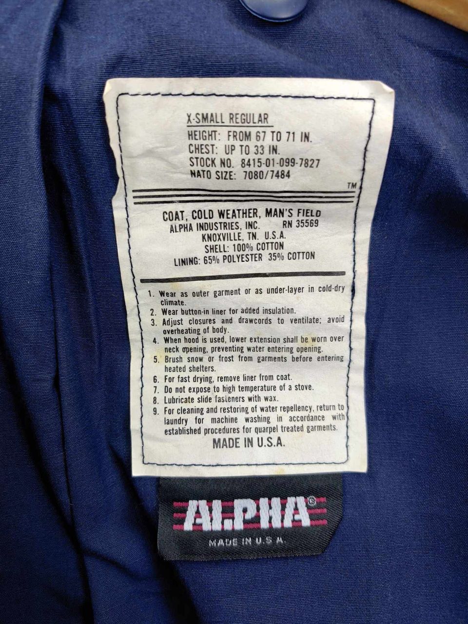 Alpha Industries Vintage Alpha Industries M65 Field Military Scovill Jacket Size US XS / EU 42 / 0 - 14 Thumbnail