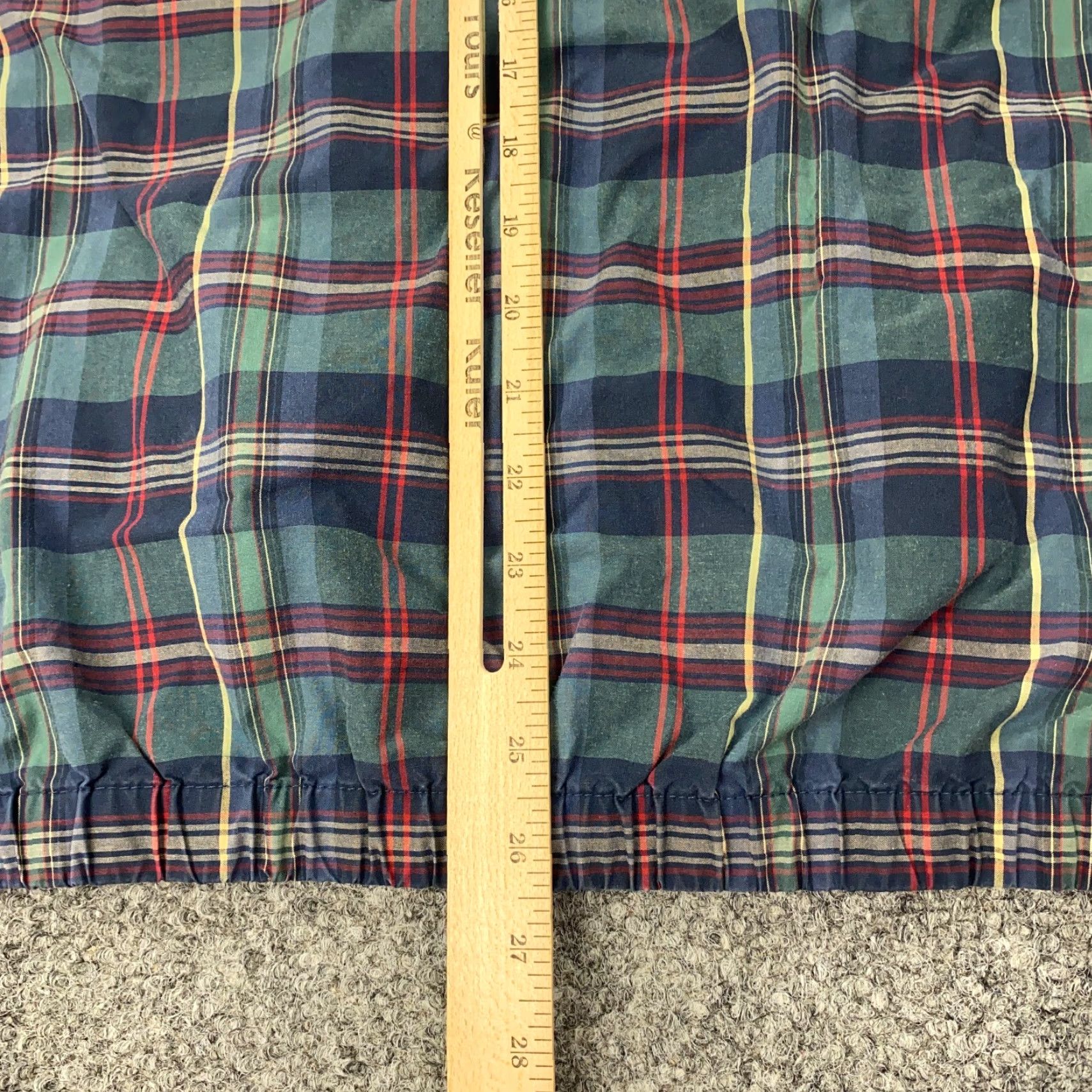 Ralph Lauren VINTAGE Chaps Ralph Lauren Bomber Jacket Mens XL Green Tartan Plaid Preppy 90s Size US XL / EU 56 / 4 - 7 Thumbnail