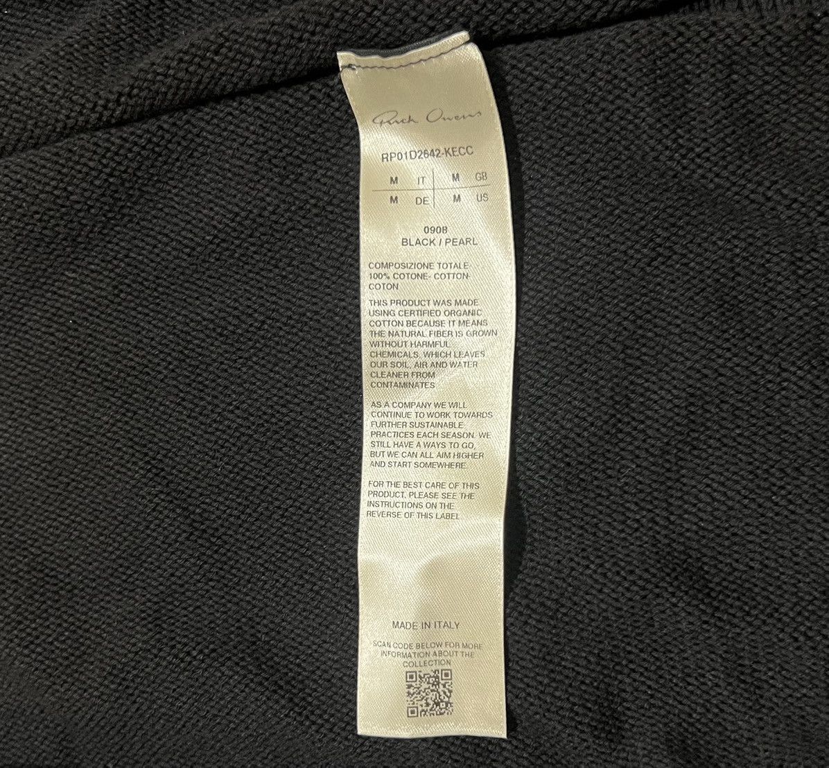 Rick Owens RICK OWENS S/S LIDO; TWO TONE WRAP CARDIGAN Size US S / EU 44-46 / 1 - 11 Thumbnail