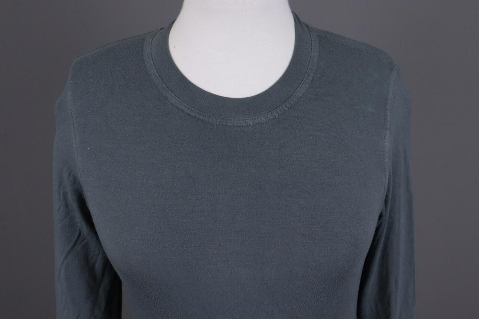 Designer Transit Par Such 361 Gray Summer Top Blouse Size 3 Size M / US 6-8 / IT 42-44 - 2 Thumbnail