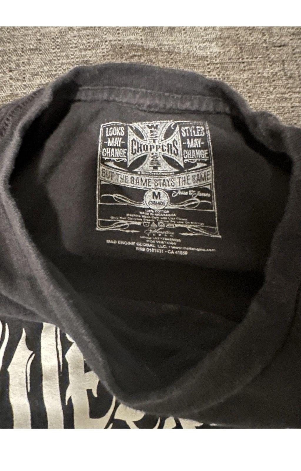 West Coast Choppers West Coast Choppers Men's T-Shirt Vintage Y2K Biker Theme Size US M / EU 48-50 / 2 - 2 Thumbnail