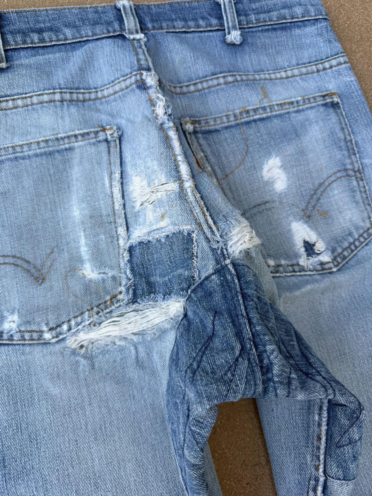 Levi's Vtg 70’s Levi’s 646 Orange Tab Bellbottom Flare Jeans 33x30 Size US 33 - 9 Thumbnail