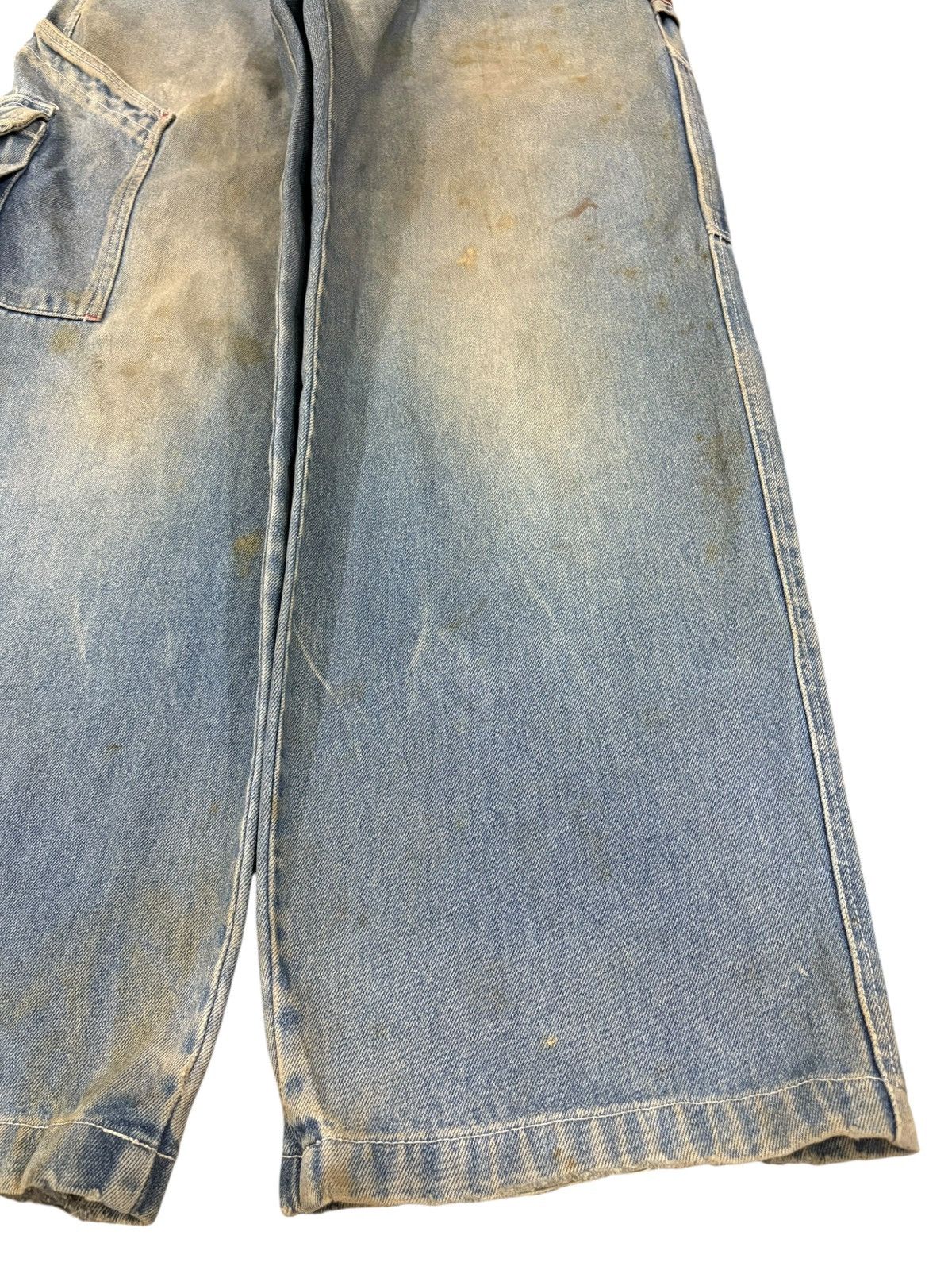 Hobo Vintage Hobo Cargo Carpenter Mud Wash Baggy Jeans Size US 31 - 6 Thumbnail
